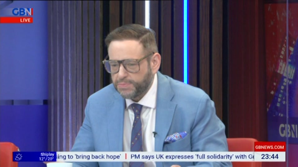 Still from GB News at 44:30