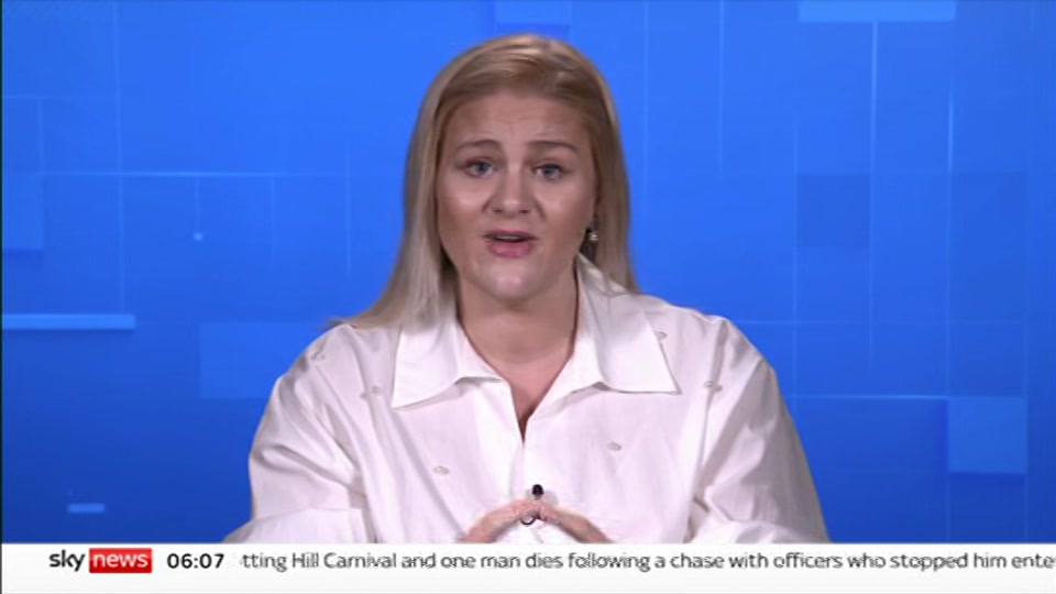 Still from Sky News at 7:00