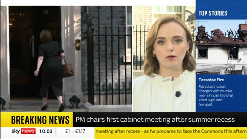 Still from Sky News at 3:00