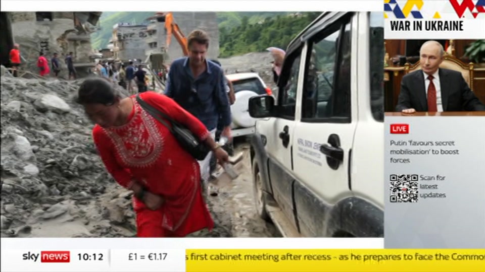 Broadcast still at 12m. Sky News, Sky News Today with Gareth Barlow, 1 September 2026.