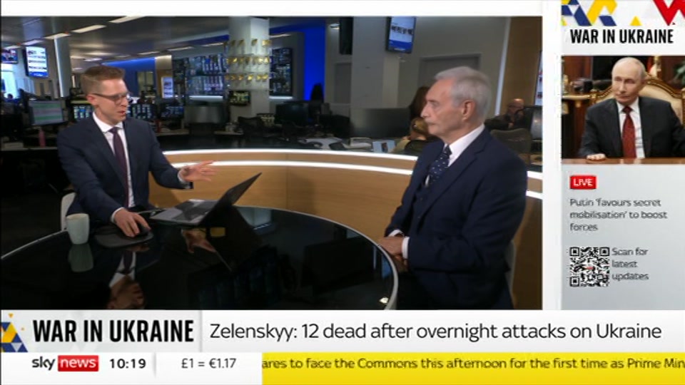 Still from Sky News at 19:30