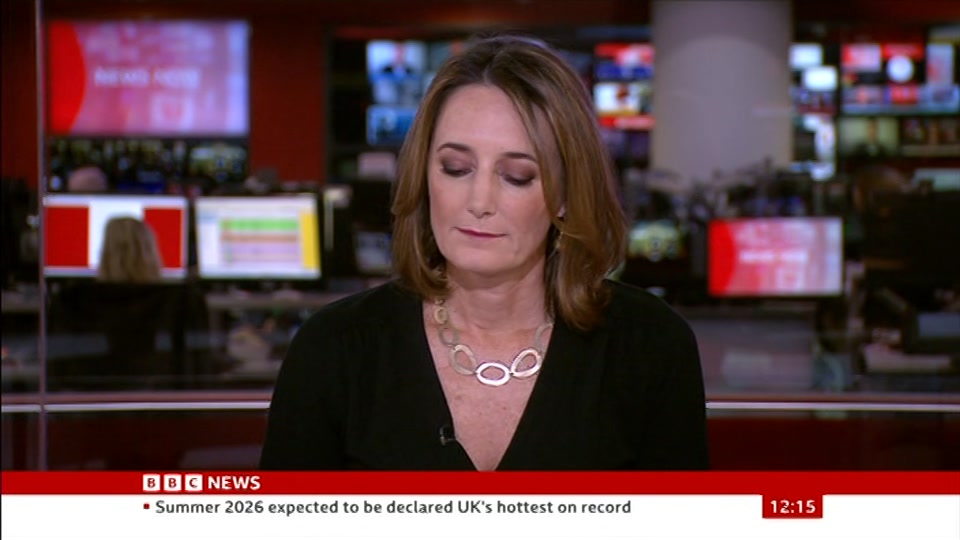 Broadcast still at 15m. BBC News, BBC News Now, 1 September 2026.