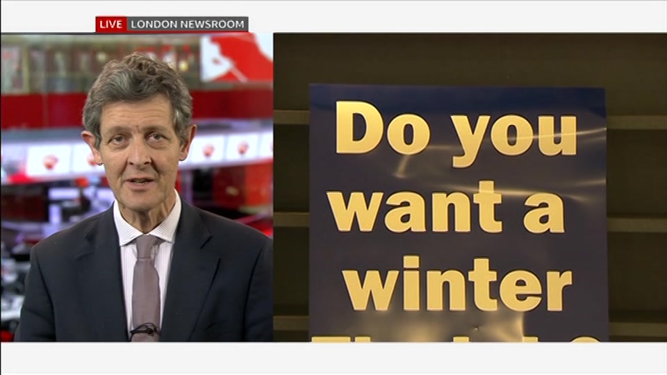 Broadcast still at 19m 30s. BBC One, BBC News at One including..., 1 September 2026.