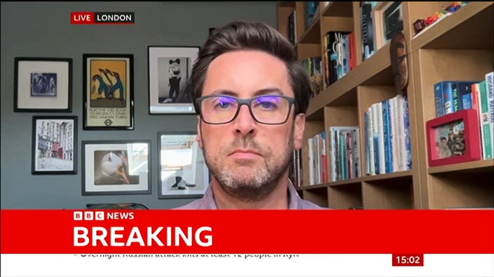 Still from BBC News at 2:00