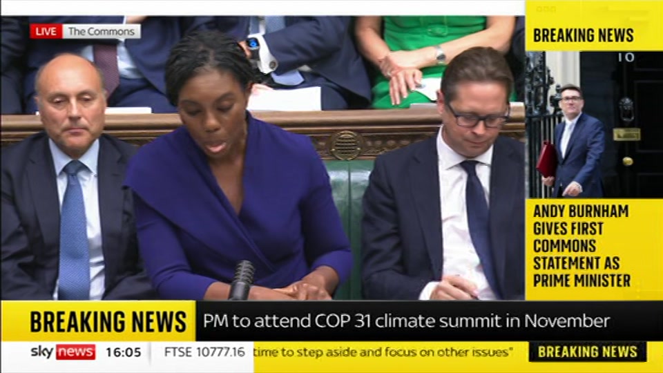 Still from Sky News at 5:30