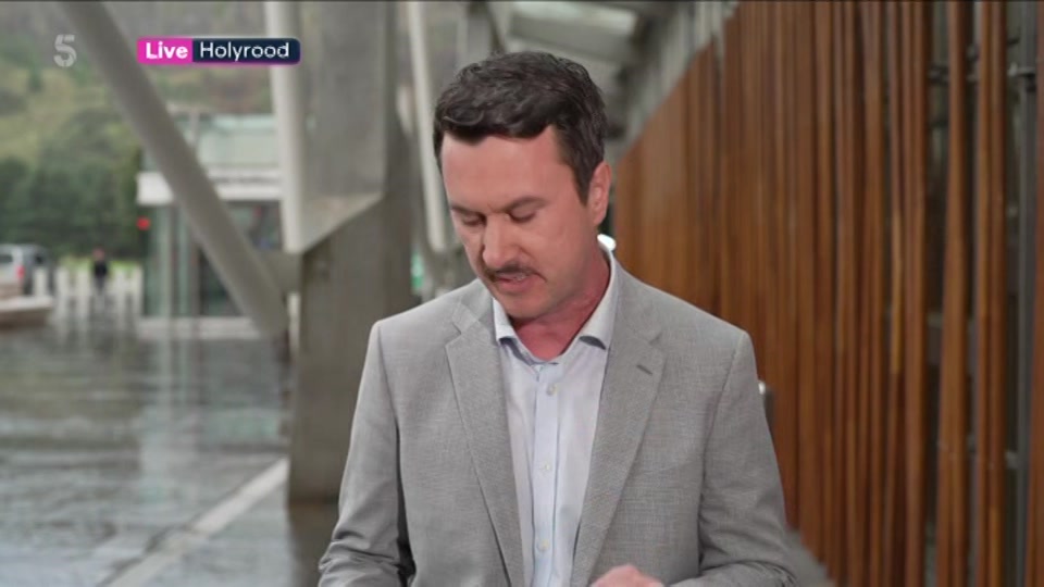 Broadcast still at 14m. Channel 5, 5 News with Dan Walker, 1 September 2026.