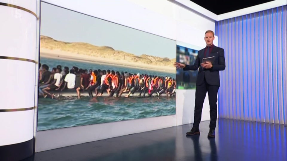 Broadcast still at 21m. Channel 5, 5 News with Dan Walker, 1 September 2026.