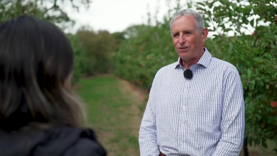 Broadcast still at 50m. ITV, ITV Evening News, 1 September 2026.