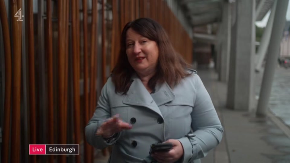Broadcast still at 46m. Channel 4, Channel 4 News, 1 September 2026.