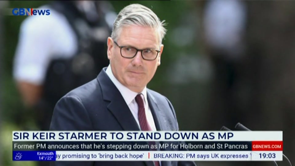 Still from GB News at 3:30