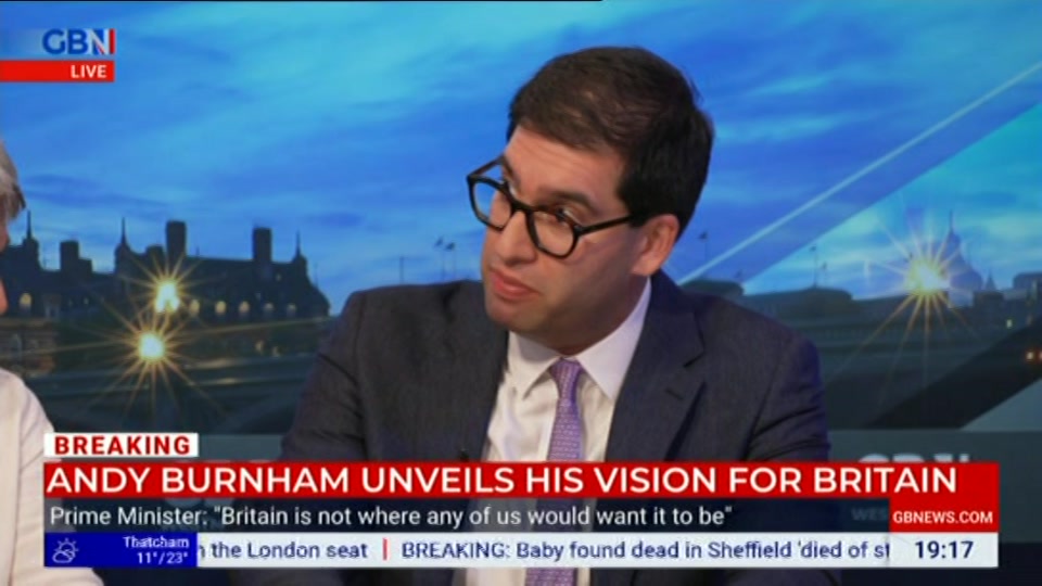 Broadcast still at 17m. GB News, New: GBN Tonight, 1 September 2026.