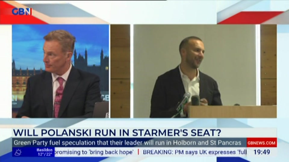 Broadcast still at 49m. GB News, New: GBN Tonight, 1 September 2026.