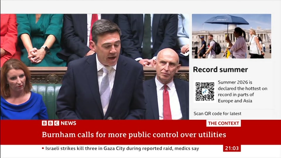 Still from BBC News at 3:30