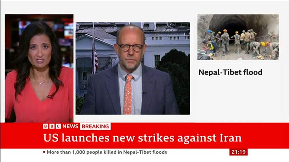 Broadcast still at 19m 30s. BBC News, The Context, 1 September 2026.