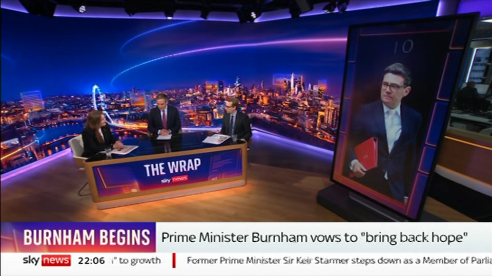 Still from Sky News at 6:30