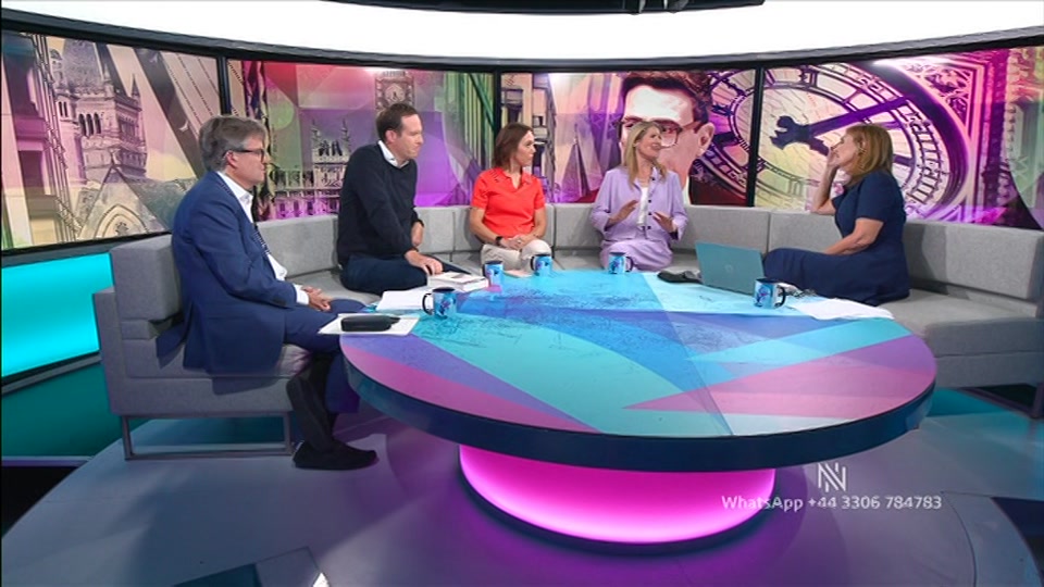Broadcast still at 20m. BBC Two, Newsnight, followed by Weather, 1 September 2026.