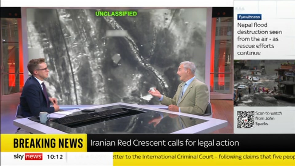 Still from Sky News at 12:00