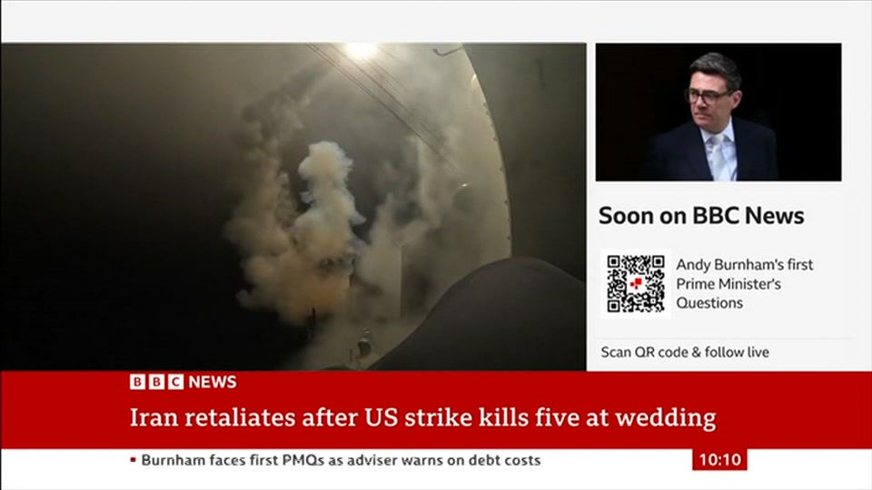 Still from BBC News at 10:30
