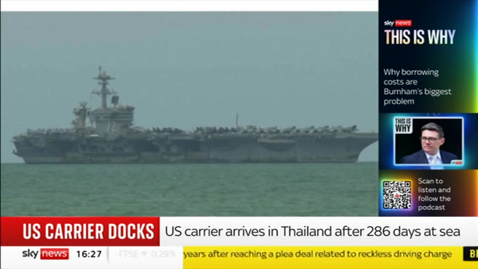 Broadcast still at 27m. Sky News, Sky News Today with Jayne Secker, 2 September 2026.