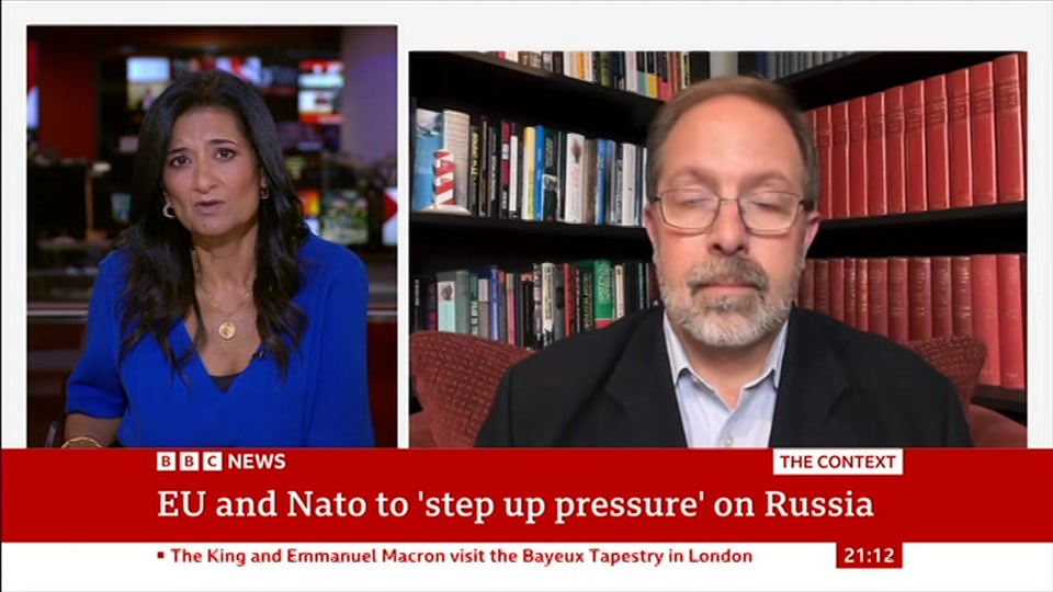 Broadcast still at 12m. BBC News, The Context, 2 September 2026.
