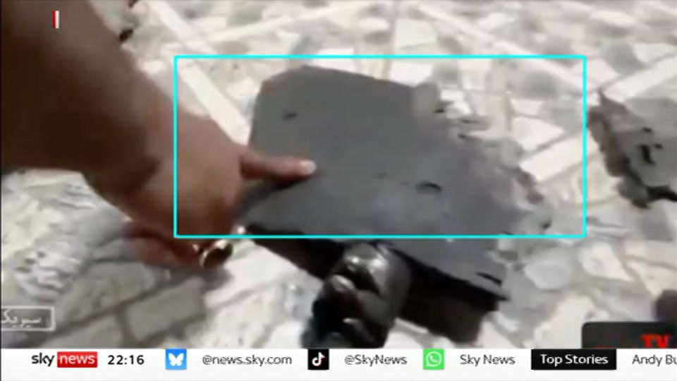 Still from Sky News at 16:00