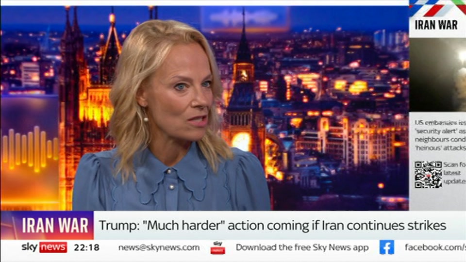 Broadcast still at 18m. Sky News, The Wrap With Anna Botting, 2 September 2026.