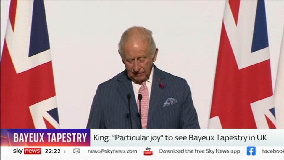 Still from Sky News at 22:30