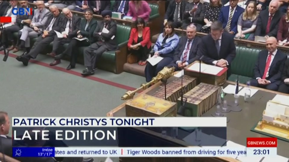 Still from GB News at 1:30