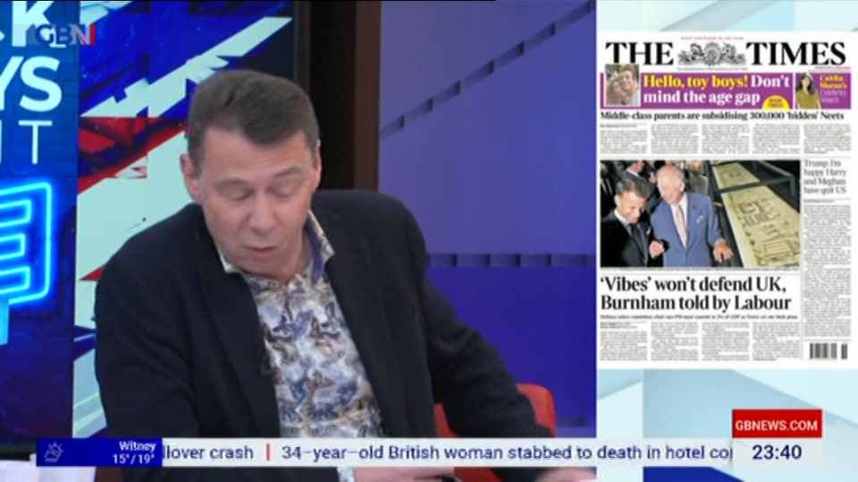 Still from GB News at 40:30
