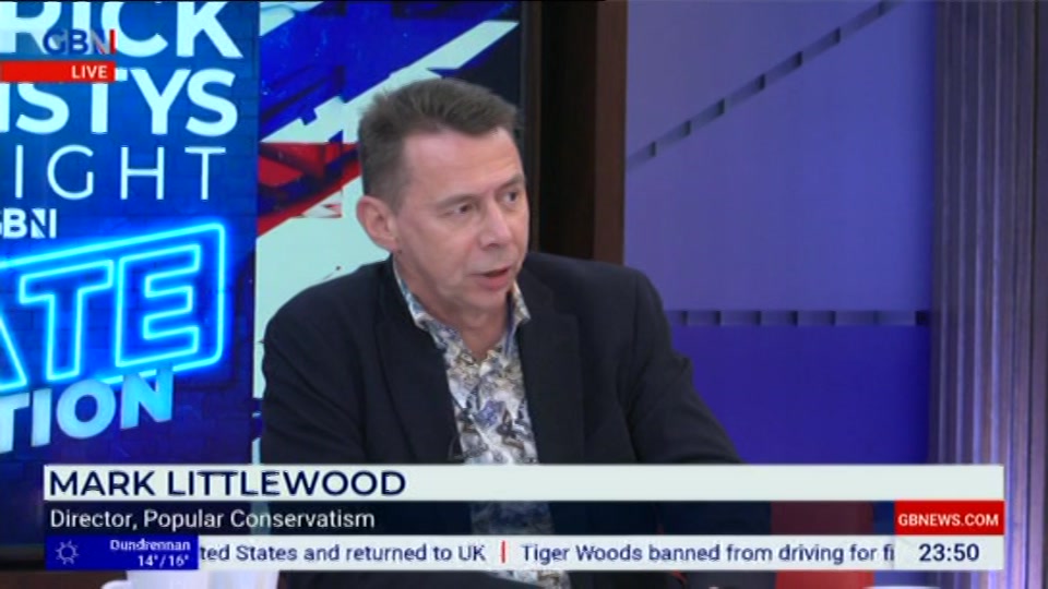 Still from GB News at 50:30