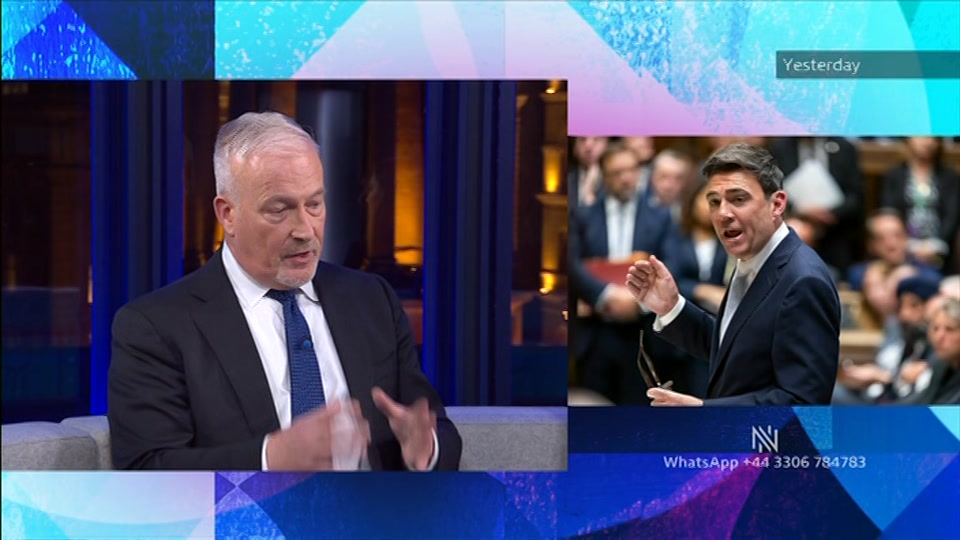 Broadcast still at 8m 30s. BBC Two, Newsnight, followed by Weather, 2 September 2026.