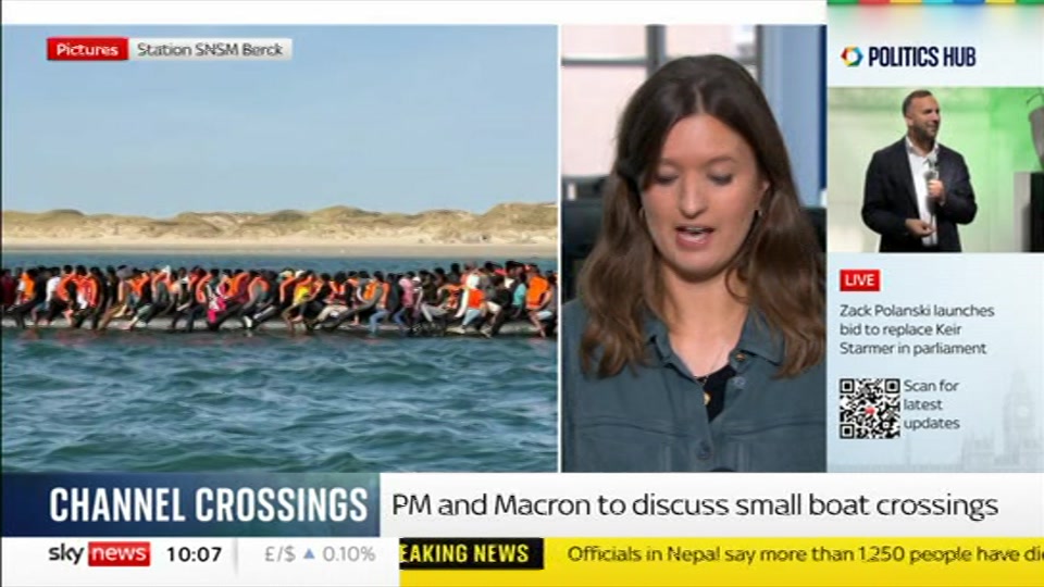 Still from Sky News at 7:30