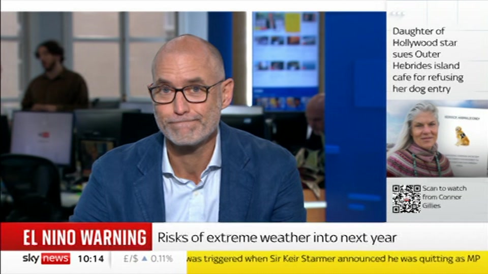 Still from Sky News at 14:30