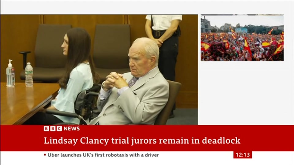 Broadcast still at 13m 30s. BBC News, BBC News Now, 3 September 2026.