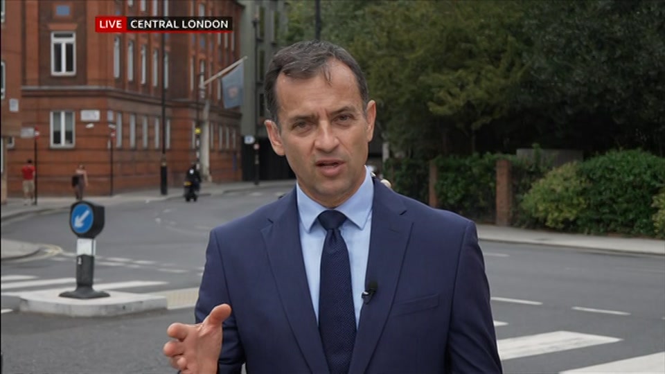 Broadcast still at 21m 30s. BBC One, BBC News at One including..., 3 September 2026.