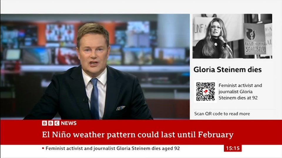 Still from BBC News at 15:00