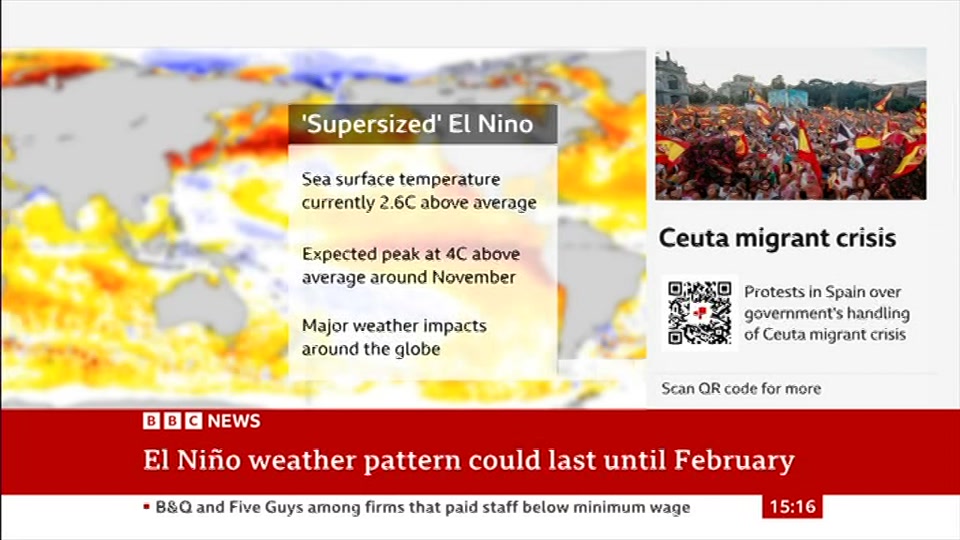 Broadcast still at 16m 30s. BBC News, Verified Live, 3 September 2026.
