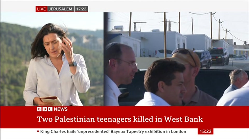 Broadcast still at 22m 30s. BBC News, Verified Live, 3 September 2026.