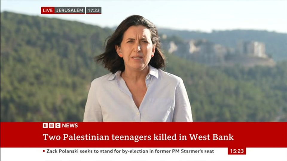 Still from BBC News at 23:30