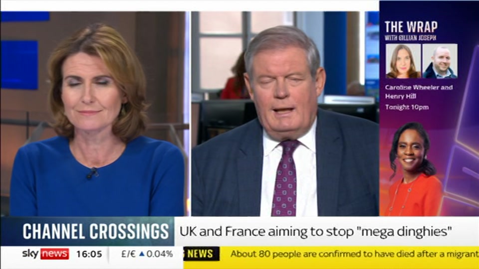 Broadcast still at 5m. Sky News, Sky News Today with Jayne Secker, 3 September 2026.