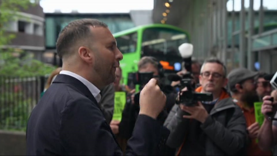 Broadcast still at 22m. ITV, ITV Evening News, 3 September 2026.