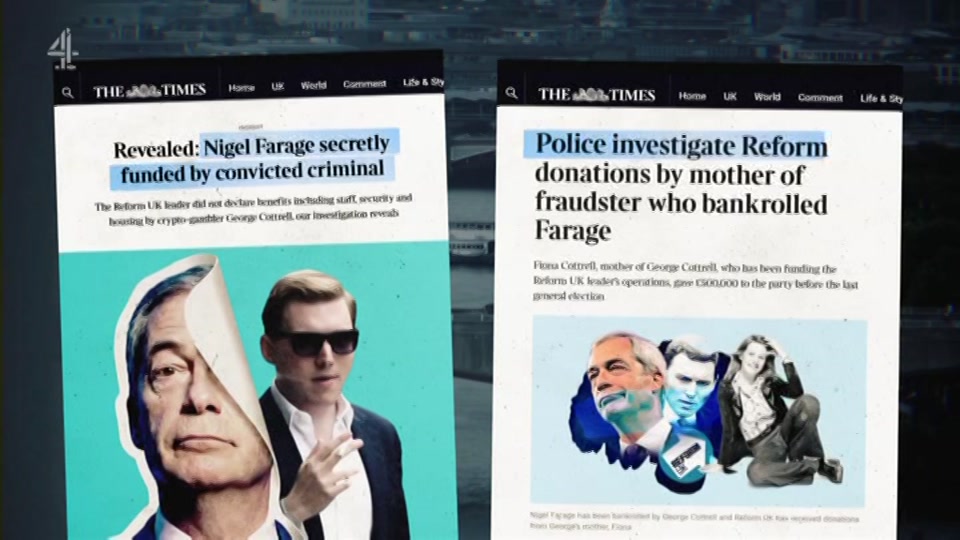 Broadcast still at 23m 30s. Channel 4, Channel 4 News, 3 September 2026.