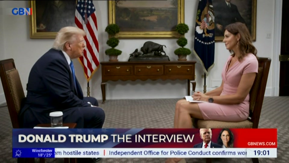 Still from GB News at 1:00