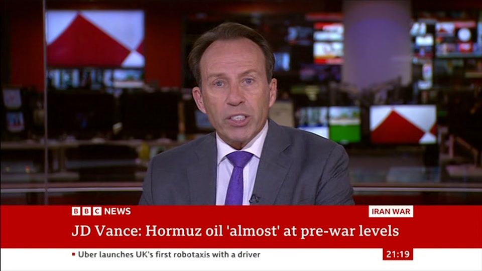 Broadcast still at 19m 30s. BBC News, The Context, 3 September 2026.