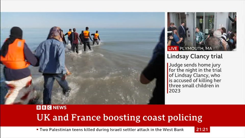 Still from BBC News at 21:30