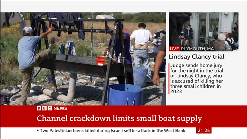 Still from BBC News at 25:00