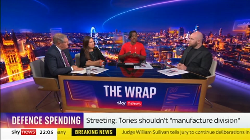 Still from Sky News at 5:00