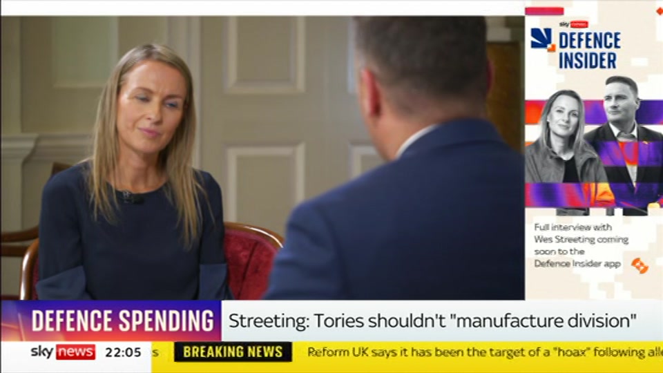 Still from Sky News at 5:30