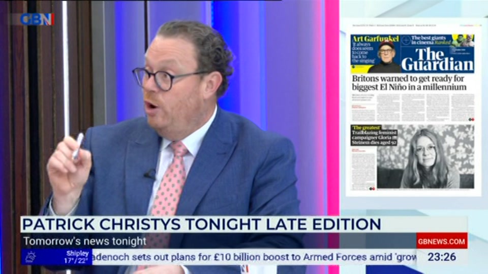 Still from GB News at 26:30