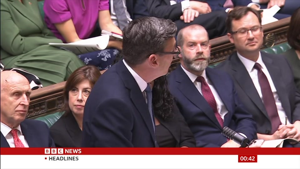 Broadcast still at 12m 30s. BBC News, Newscast, 3 September 2026.